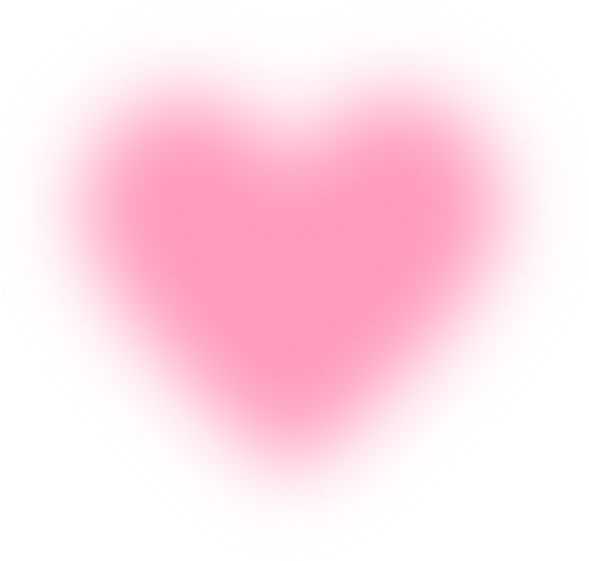 Pink Heart Gradient Blur